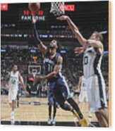 Memphis Grizzlies V San Antonio Spurs - Wood Print