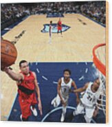 Portland Trail Blazers V Memphis #8 Wood Print