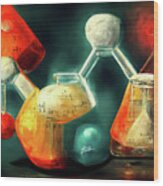 Chemistry #9 Wood Print