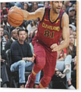 Cleveland Cavaliers V New Orleans Wood Print