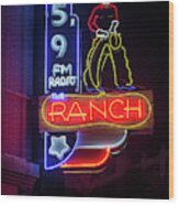 95.9 The Ranch #959 Wood Print