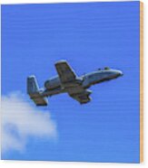 A-10c Thunderbolt Ii In Flight Wood Print