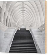 A Calatrava Staircase Wood Print