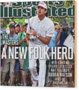 A New Folk Hero Bubba Watson Wins The Masters Sports Illustrated Cover Wood Print