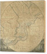 A Plan Of The City Of Philadelphia And Environs, 1808-1811 Wood Print
