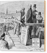 A Reform Act Demonstration, Birmingham Wood Print