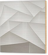 Abstract Paper Design Wood Print