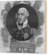 Admiral Richard Howe, 1st Earl Howe Wood Print