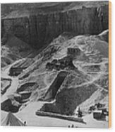 Aerial Of Valley Of The Kings Wood Print