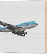 Airplane Of  Korea Wood Print
