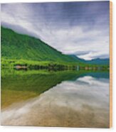 Alaska's Mirror Lake Wood Print