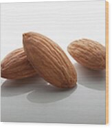 Almond Nuts Wood Print