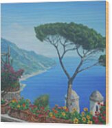 Amalfi Coast Wood Print