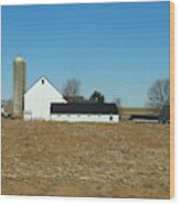 Amish Farm Days Wood Print