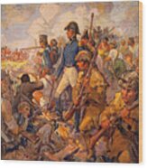 Andrew Jackson At The Battle Of New Orleans Wood Print