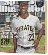 Andrew Mccutchen Goes Deep Sports Illustrated Cover Wood Print