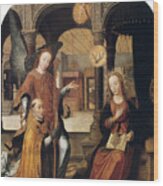 Annunciation, 1516-1517. Artist Jean Wood Print