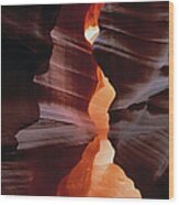 Antelope Canyon Wood Print