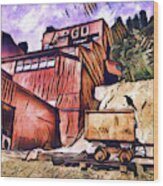 Argo Mine In Idaho Springs Colorado Wood Print