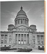 Arkansas State Capitol Building Wood Print