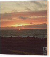 Asilomar Sunset Wood Print