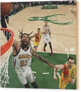 Atlanta Hawks V Milwaukee Bucks Wood Print