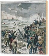 Attempts At Rescue, 1901 Wood Print