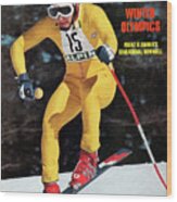 Austria Franz Klammer, 1976 Winter Olympics Sports Illustrated Cover Wood Print