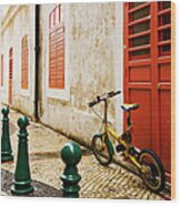 Back Streets Of Macao Wood Print