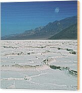 Badwater Endorheic Basin, Death Valley Wood Print