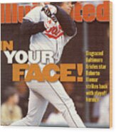 Baltimore Orioles Roberto Alomar, 1996 American League Sports Illustrated Cover Wood Print