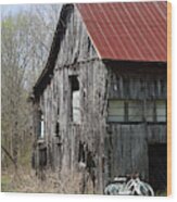 Barn In Ky No 111 Wood Print