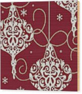 Baroque Christmas Wood Print