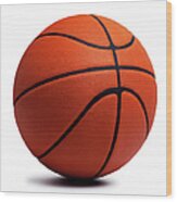 Basketball Wood Print