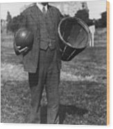 Basketballs Inventor Dr. Naismith Wood Print