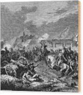 Battle Of Montereau, France, 18th Wood Print