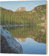 Bear Lake In Rocky Mountain National Park Wood Print