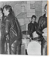 Beatles Performing At The Cavern Club Wood Print