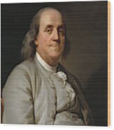 Benjamin Franklin Painting - Joseph Duplessis Wood Print
