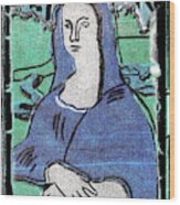 Black Ivory Mona Lisa 37 Wood Print