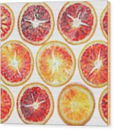 Blood Oranges #5 Wood Print