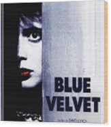 Blue Velvet Wood Print