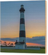 Bodie Island Lighthouse, Hatteras, Outer Bank Wood Print