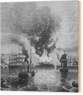 Bombardment Of St Jean Dacre By Admiral Wood Print