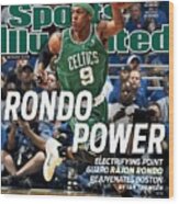 Boston Celtics Rajon Rondo, 2010 Nba Eastern Conference Sports Illustrated Cover Wood Print