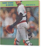 Boston Red Sox Carlton Fisk... Sports Illustrated Cover Wood Print