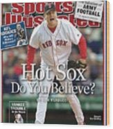 Boston Red Sox Curt Schilling... Sports Illustrated Cover Wood Print