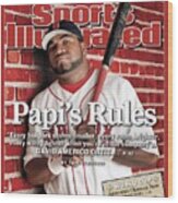 Boston Red Sox David Ortiz Sports Illustrated Cover Wood Print