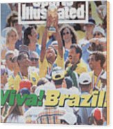 Brazil Marcio Santos, 1994 Fifa World Cup Final Sports Illustrated Cover Wood Print