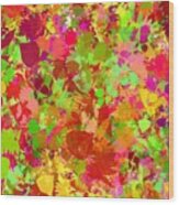 Bright Autumn Color For Home Decor Wood Print